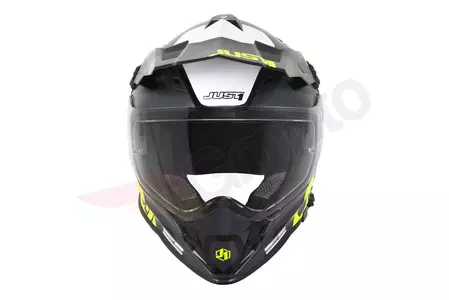 Just1 J34 Pro Tour giallo fluo/nero L casco da moto enduro-4