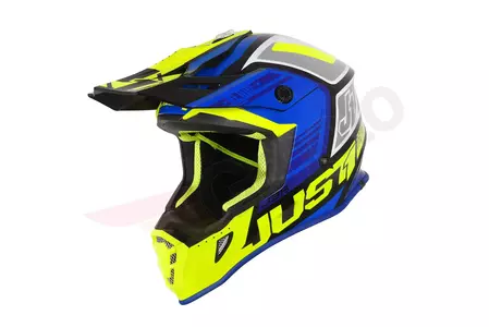Just1 J38 Blade Blade albastru/galben-fluo/negru S cască de motocicletă cross/enduro - KASORI1165