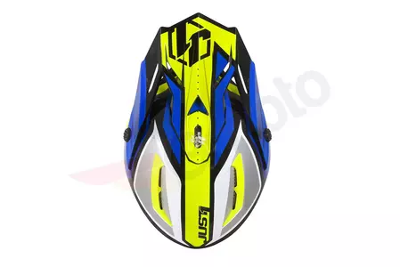 Just1 J38 Blade blau/fluo gelb/schwarz S Motorrad Cross/Enduro Helm-3