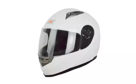 Origine Tonale integrālā motociklista ķivere vienkrāsaina balta L - KASORI016
