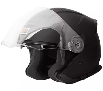 Origine Palio 2.0 capacete aberto para motociclistas preto sólido mate L-3