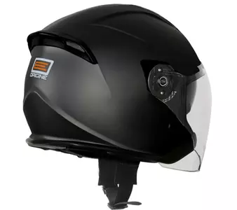 Origine Palio 2.0 capacete aberto para motociclistas preto sólido mate L-4