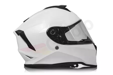 Origine Dinamo solid white gloss L integral motorbike helmet-3
