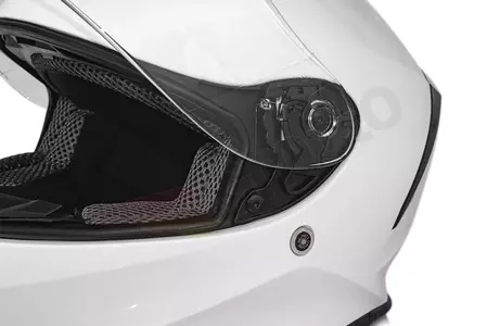 Origine Dinamo solid white gloss L integral motorbike helmet-8