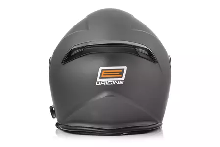 Origine Palio 2.0 + BT titânio sólido mate capacete aberto de motociclista L-4