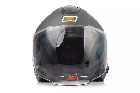 Origine Palio 2.0 + BT titânio sólido mate capacete aberto de motociclista L-5