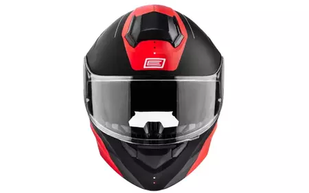 Origine Delta Basic Division full face motociklistička kaciga fluo crvena/crna mat XS-3