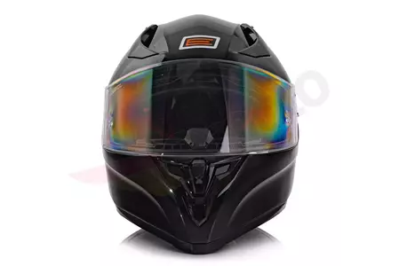 Capacete integral de motociclista Origine Strada preto sólido brilhante XS-3