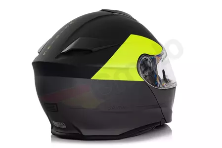 Origine Delta Basic Virgin amarillo fluo/negro/titanio mate L casco moto mandíbula-3