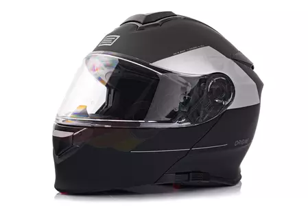 Origine Delta Basic Virgin titanio/negro mate L casco moto mandíbula-2