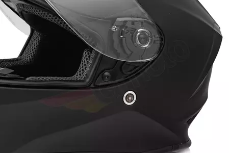 "Origine Dinamo" vientisas juodas matinis XS integralus motociklininko šalmas-8