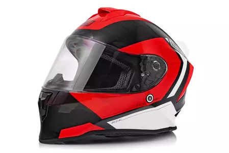 Origine Dinamo Bolt vermelho/preto brilhante capacete integral de motociclista L-2