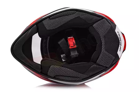 Origine Dinamo Bolt vermelho/preto brilhante capacete integral de motociclista L-7