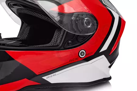 Origine Dinamo Bolt vermelho/preto brilhante capacete integral de motociclista L-8