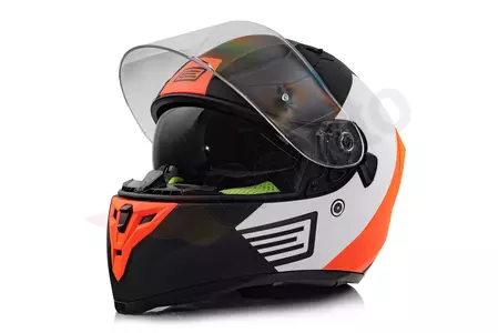 Origine Strada Layer orange/blanc/noir mat S casque moto intégral-1