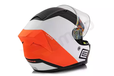 Origine Strada Layer orange/blanc/noir mat S casque moto intégral-2