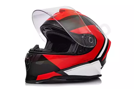 Origine Dinamo Kids Bolt rosso/nero lucido YS casco da moto integrale - KASORI1187