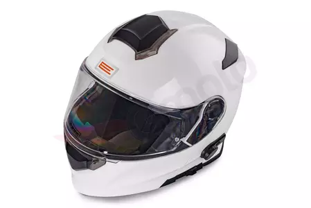Origine Delta + BT casco da moto a mascella L solido bianco lucido-4