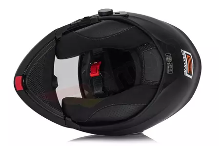 Origine Delta + BT solide schwarze Matte L Motorrad Kiefer Helm-5