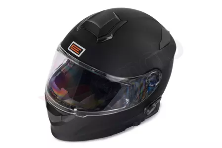 Origine Delta + BT negru solid negru mat XL cască de motocicletă cu mandibulă pentru motociclete-4