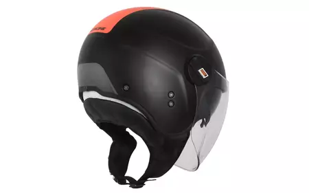 Origine Alpha Next fluo red/black mat open casco moto L-2