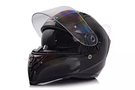 Capacete integral para motociclistas Origine Strada preto sólido brilhante XL - KASORI437