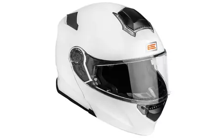 Origine Delta Basic Basic solid alb lucios XL cască de motocicletă cu mandibulă pentru motociclete-2