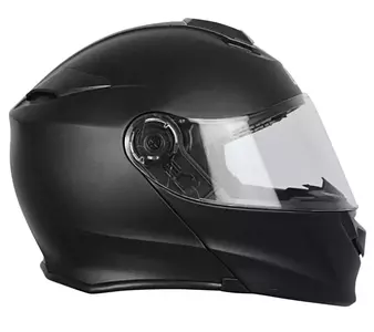 Origine Delta Basic negru solid negru mat L maxilar cască de motocicletă cu mandibulă-3