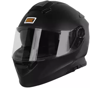 Origine Delta Basic negro sólido estera XL moto mandíbula casco - KASORI835