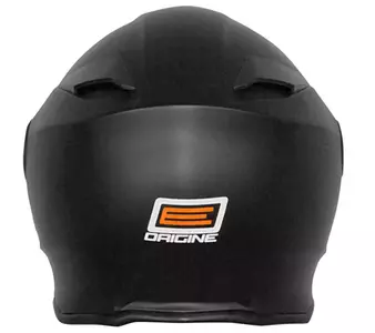 Origine Delta Basic negru solid negru mat XL cască de motocicletă cu mandibulă pentru motociclete-5