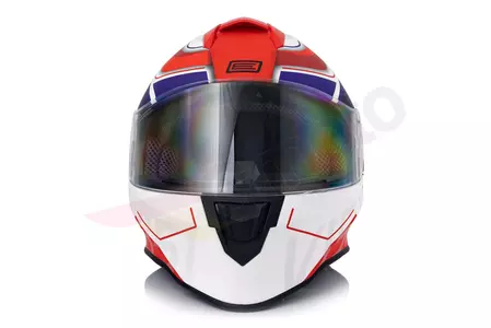 Capacete integral de motociclista Origine Dinamo Galaxi azul/vermelho/branco mate M-5