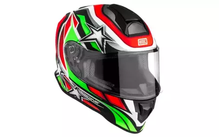 Origine Dinamo Kids Stars Revolution Itália/preto mate YM capacete integral de motociclista-2