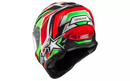Origine Dinamo Kids Stars Revolution Itália/preto mate YM capacete integral de motociclista-4