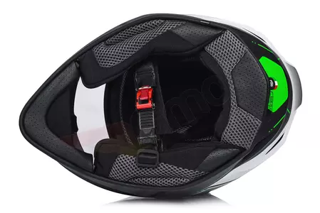 Origine Dinamo Galaxi bianco/nero opaco L casco da moto integrale-5