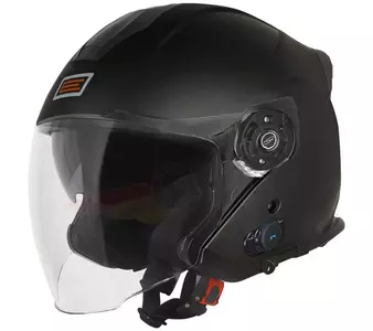 Origine Palio 2.0 + BT nero solido opaco XS casco moto aperto-1
