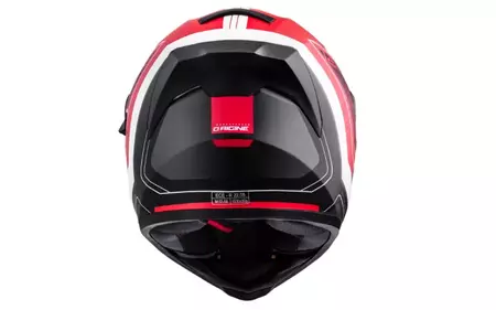 Origine Strada Advanced casco integrale da moto rosso/bianco opaco M-4