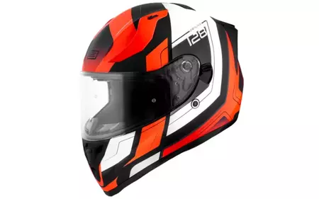 Capacete integral para motociclistas Origine Strada Advanced laranja fluo/preto mate XL-1
