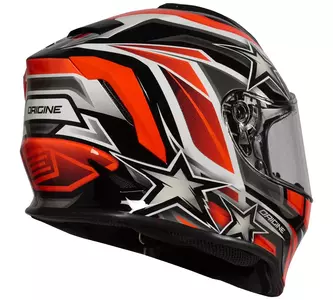 Origine Dinamo Kids Stars Revolution arancio fluo/nero lucido YS casco da moto integrale-2
