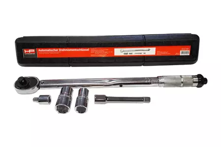 Динамометричен ключ 30-210Nm 1/2" адаптери, 17/19mm, 21/23mm - 13228