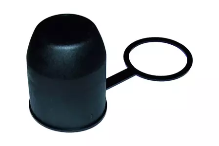 Trekhaakkogelhoes zwart met sleutelkoord-1
