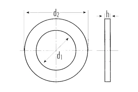 Anilha de vedação de cobre 12x18x2.0 100 unid.-2