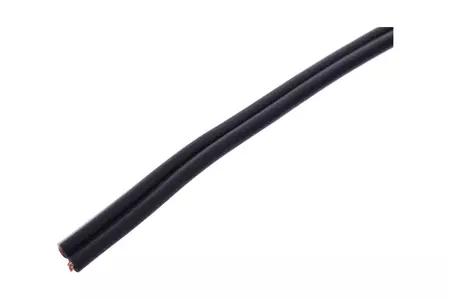 Elektrisk kabel 2X1,5 svart/grå-2