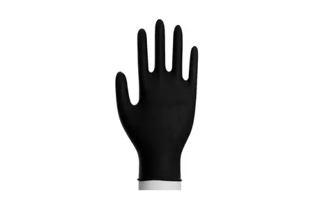 Rękawiczki nitrylowe bezpudrowe 100 szt. S kolor czarny