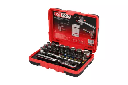 KS Tools 1/4 tums verktygssats 33 delar - 918.3005