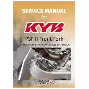 Paslaugų knyga "Kayaba PSF II Pneumatis Spring Fork - 150340001001