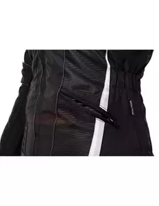 Női textil motoros dzseki L&J Rypard City Pro Lady fekete/fehér M-8