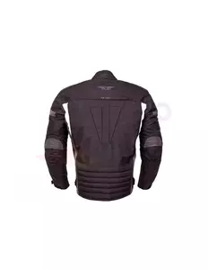 L&J Rypard City Pro giacca da moto in tessuto nero/bianco S-3
