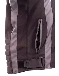 L&J Rypard City Pro textilná bunda na motorku čierna/biela S-7