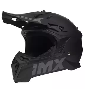 IMX FMX-02 enduro motorcykelhjelm mat sort S - 3502211-901-S