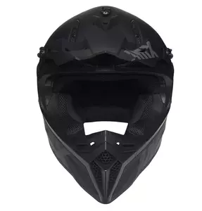 IMX FMX-02 enduro motociklininko šalmas juodos spalvos S-4